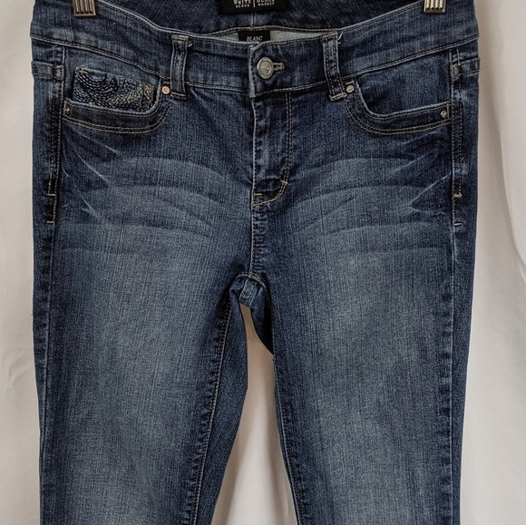 WHBM Blanc Boot Leg Jeans Sz 0 Regular - Picture 2 of 11